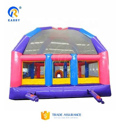 Casa de salto inflável gigante de qualidade comercial, tamanho personalizado e soprador incluído