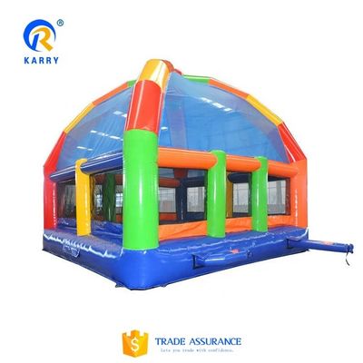 Casa de salto inflável gigante de qualidade comercial, tamanho personalizado e soprador incluído