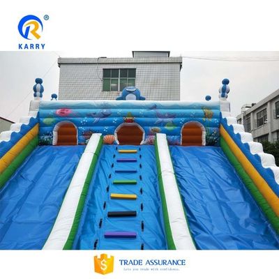 14 anos até Certificado EN14960 Inflável Bounce Fun City para parque de diversões ao ar livre