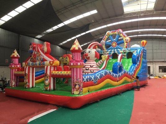 Platão PVC material de lonas Características Circo Parque inflável de brinquedos Castelo