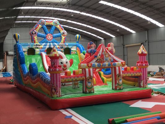 Platão PVC material de lonas Características Circo Parque inflável de brinquedos Castelo