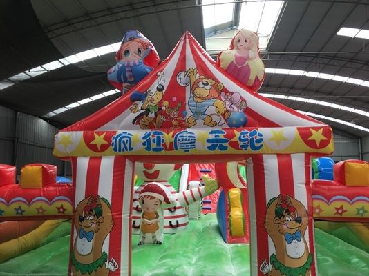 Platão PVC material de lonas Características Circo Parque inflável de brinquedos Castelo