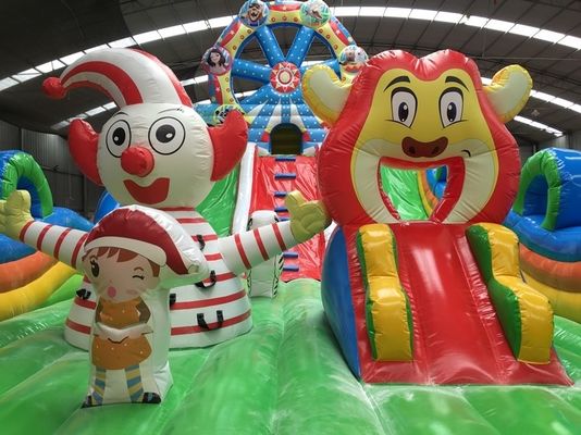 Platão PVC material de lonas Características Circo Parque inflável de brinquedos Castelo