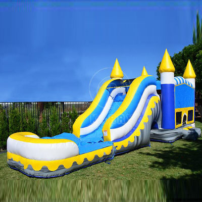 Customize sua própria faixa etária 14 anos para cima Combo de slide inflável comercial grande