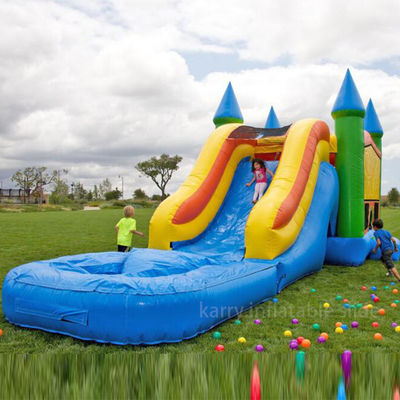 Customize sua própria faixa etária 14 anos para cima Combo de slide inflável comercial grande