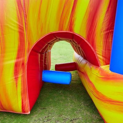 Customize sua própria faixa etária 14 anos para cima Combo de slide inflável comercial grande