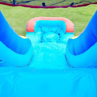 Customize sua própria faixa etária 14 anos para cima Combo de slide inflável comercial grande
