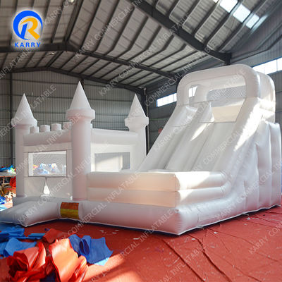 Tamanho personalizado Slide de salto molhado seco combo inflável Moonwalk salto castelo
