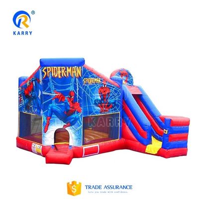 Características PORTABLE Carrossel Gigante Castelo Bouncy Combo Slide com cor personalizada