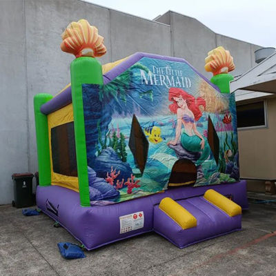 Dimensão personalizada Mermaid inflável comercial saltar do ar casa de segurança para parque