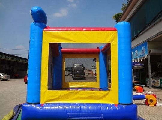 Serviço de OEM profissional Liga da Justiça inflável Castelo de saltos há 14 anos