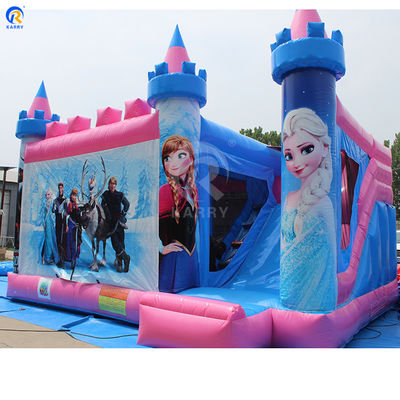 Área de Jogos ao Ar Livre Cores personalizadas Inflavel Castelo Bouncy Slide Bouncer tema congelado