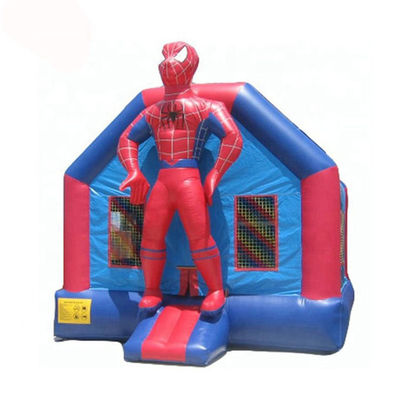 Casa de salto inflável de 65 kg com deslizamento e 3D Spiderman Air Jumping Design