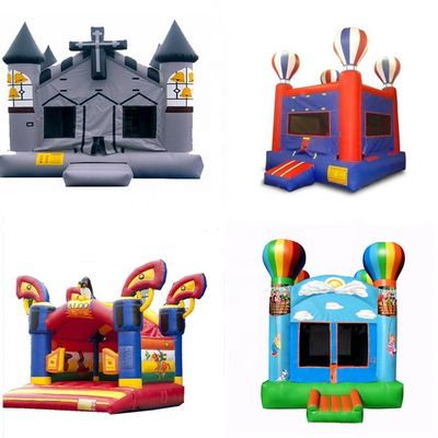 Casa de salto inflável de 65 kg com deslizamento e 3D Spiderman Air Jumping Design
