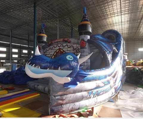 Centro de atividades inflável para crianças com castelo personalizável e casa de saltos
