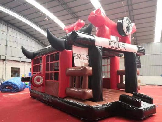 Budokan Inflatable Trampoline Castle Material de PVC Jolly Jumper Bouncy Castle 6*5*4.2m