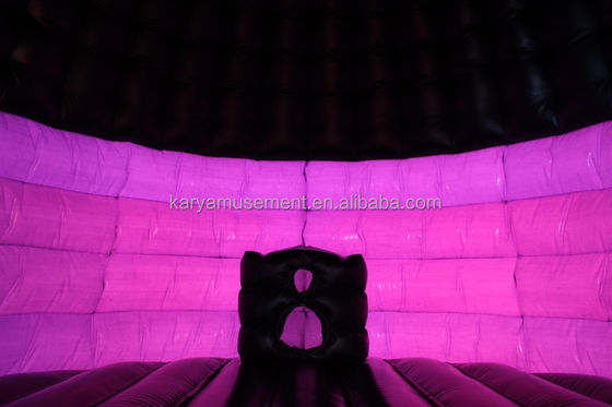 Dome Music Disco Inflatable Bouncy Castle para festas Faixa etária 14 anos ou mais