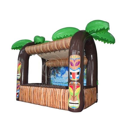 Bar inflável unisex brinquedo grande TIKI Bar castelo de salto para crianças para saltar e jogar jogos