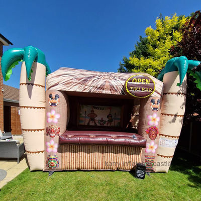 Bar inflável unisex brinquedo grande TIKI Bar castelo de salto para crianças para saltar e jogar jogos