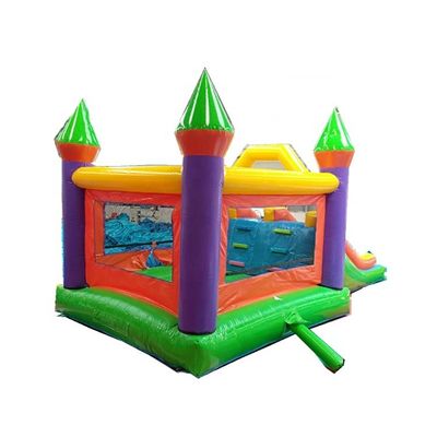 Casa de salto inflável unisex de escorrega dupla Castelo de salto com material de PVC