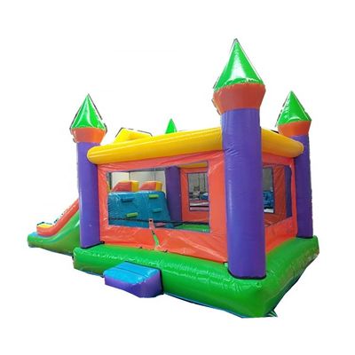 Casa de salto inflável unisex de escorrega dupla Castelo de salto com material de PVC
