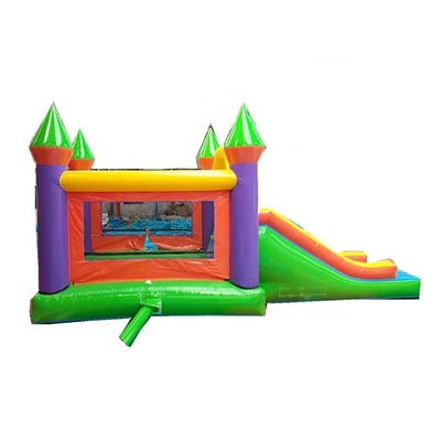 Casa de salto inflável unisex de escorrega dupla Castelo de salto com material de PVC