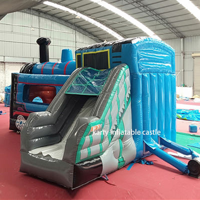 Como imagem Thomas Little Train Castelo de salto com Slide Combinado Castelo Inflavel Com Slide