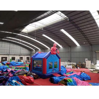 CE Blower Incluído Homem-Aranha Bouncer Inflável Custom Commercial Bounce House