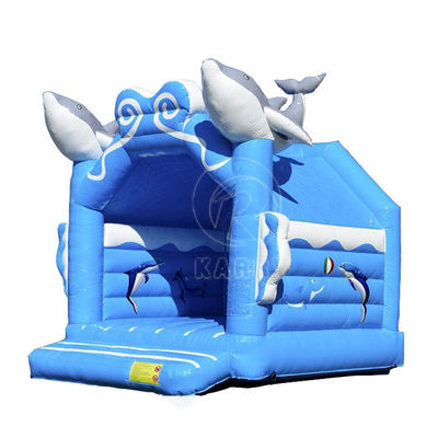 Acessórios de fios Happy Hop Bouncer Castelo para crianças Cartoon Dophin brinquedo inflável
