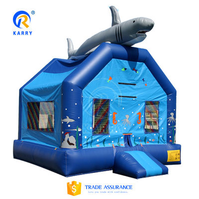 Acessórios de fios Happy Hop Bouncer Castelo para crianças Cartoon Dophin brinquedo inflável