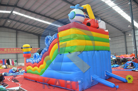 Peter Pan Temática Castelo Salto Slide Combo Jumpers infláveis divertidos com lona de PVC