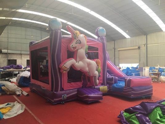 Popular inflável casa de salto com deslizamento e deslizamento de água características PORTABLE OEM. ODM