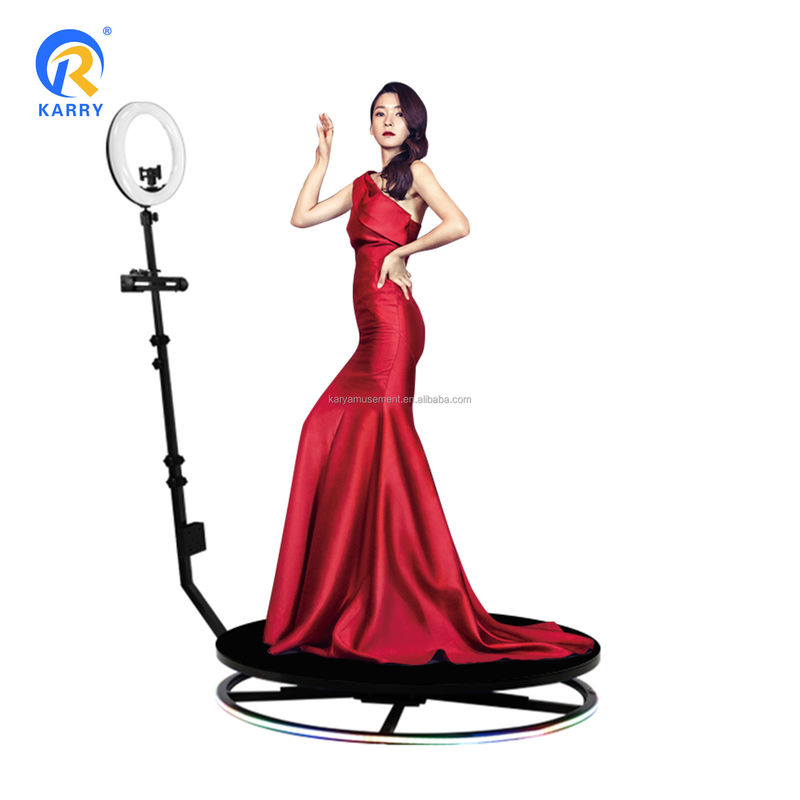 360 Video Photobooth Automático Com Led Ipad Camera Perfeito para Eventos e Festas