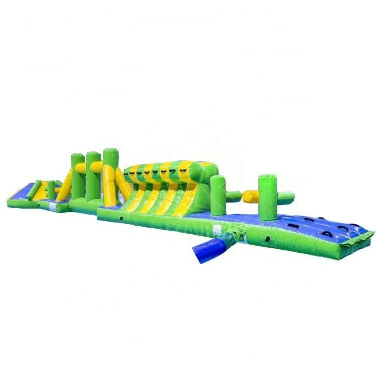CE Certificado 16m Aqua Run Course Obstáculo Design colorido personalizado para parque aquático