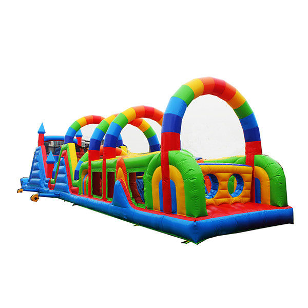 SLIDE Cidade da Alegria Curso de obstáculos inflável para salto salto infláveis Eventos de equipe