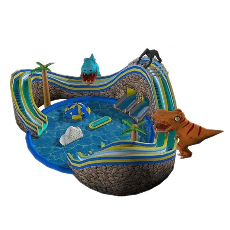 Melhore o seu parque de diversões com a nossa piscina de tamanho grande e combo de escorregador de água inflável