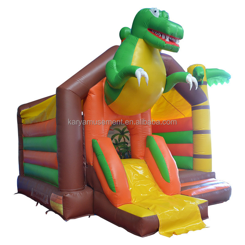 Kit de Reparação Incluído Interiores infláveis Dino Parque Dino Parque Castelo com escorrega