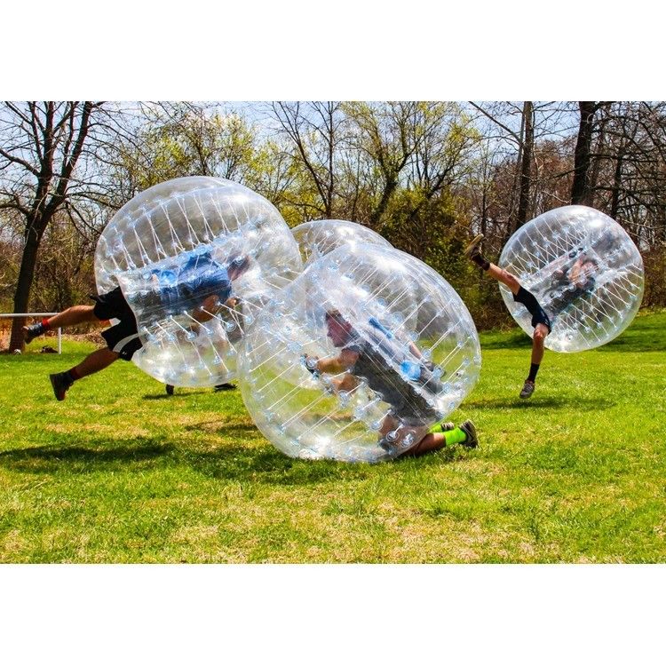 CE 220v ou 110v Brinquedo inflável PVC/TPU 1,5m de diâmetro Bola transparente para crianças