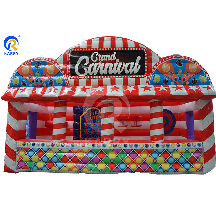 Tenda inflável para jogos com 4 em 1 Jogos de mesa e material de PVC