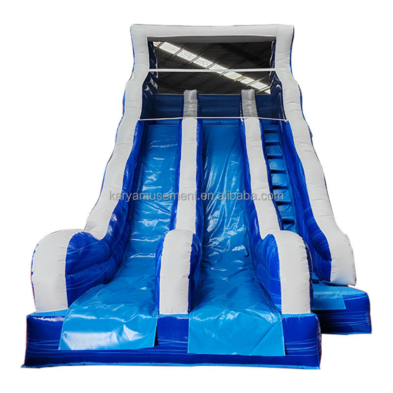 Parque aquático inflável de tamanho pequeno com deslizamento duplo N Slide