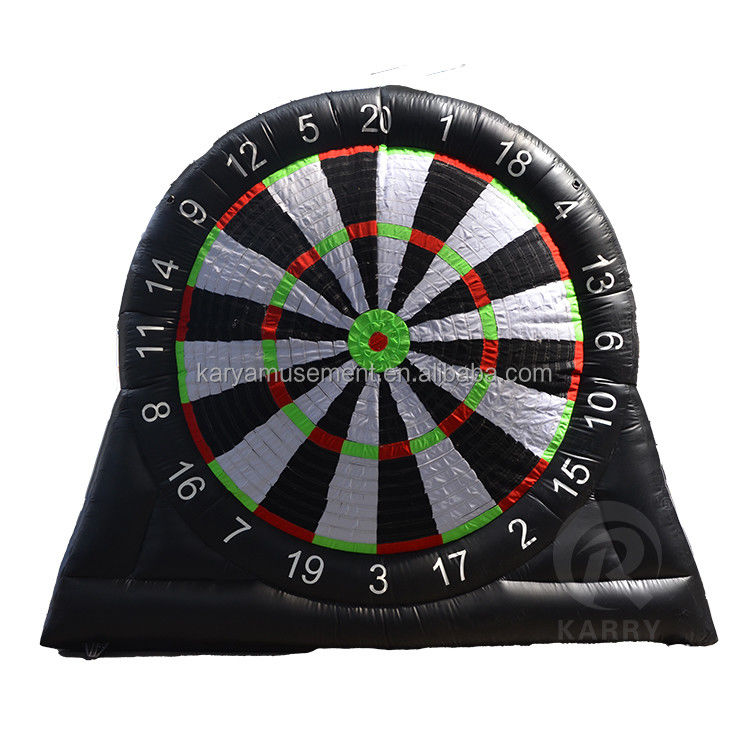 Jogo Desportivo de PVC de tamanho personalizado Inflável Dart Futebol para jogadores Unisex 14 anos e mais