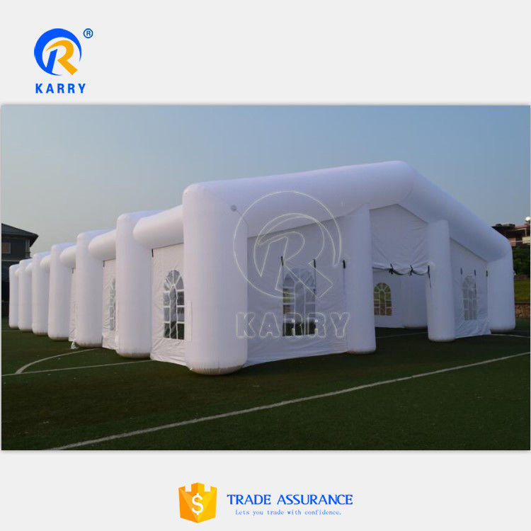 Grande tenda de abrigo inflável de tecido de PVC