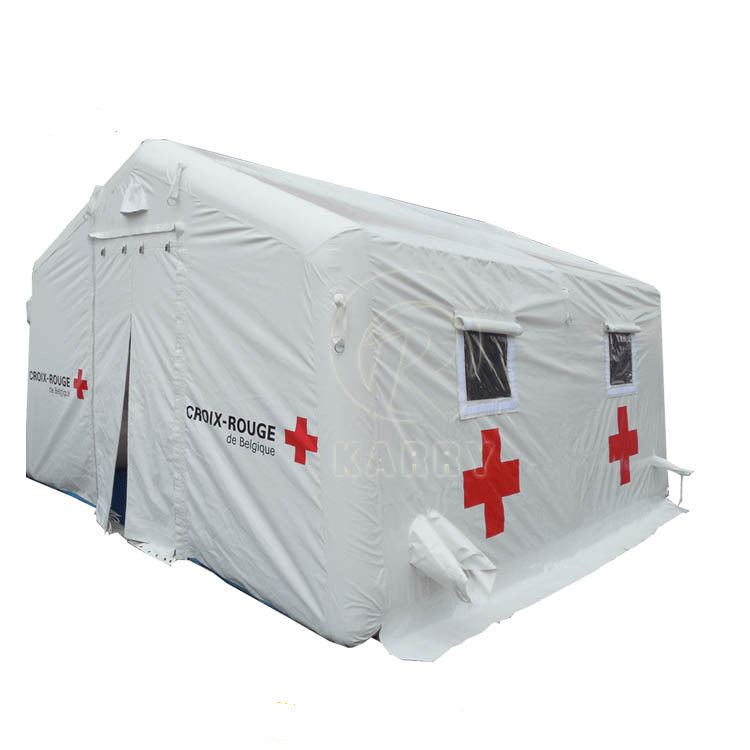 KR-IT-920-1 0,45mm Plato PVC telhado inflável tenda médica 5*8*4,5m