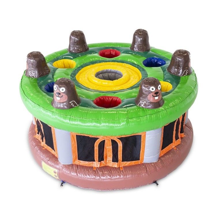 Certificado CE Inflável Comercial Whack a Mole Game 4,5m para Jogos Desportivos Interativos