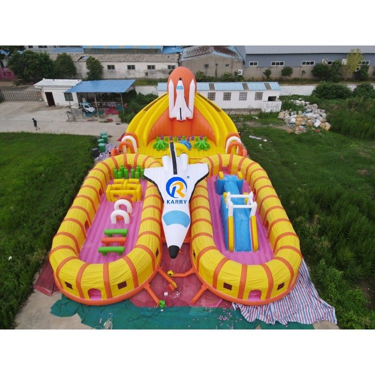 Parque aquático de verão divertimento unisexo grande urso polar inflável playground para jogos ao ar livre