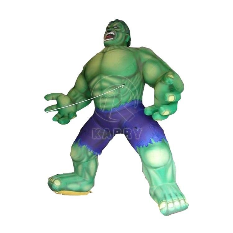 Publicidade ao ar livre Hulk gigante inflável e Spiderman modelo para eventos chamativos