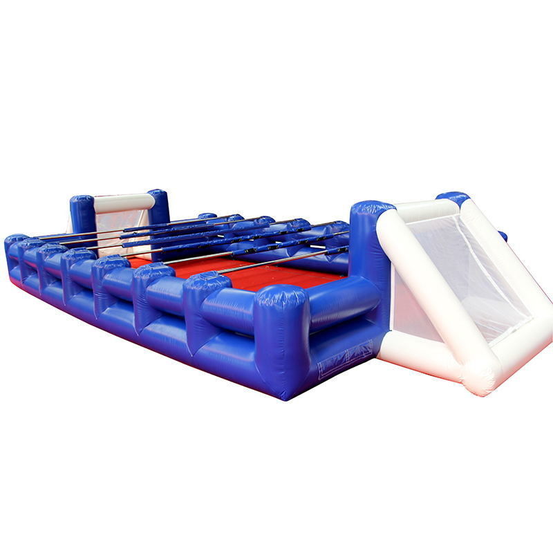 Futebol de mesa humano Campo de desporto inflável Jogo com sopro Por mar/Por transporte aéreo
