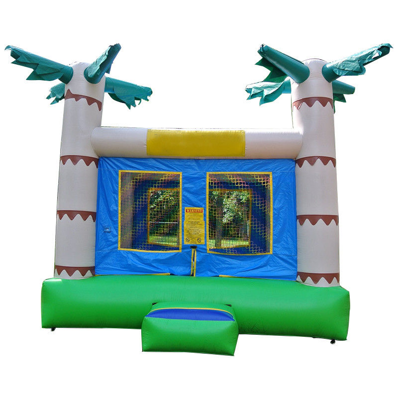 14 Anos para cima Cor Personalizada Palmeira Tropical Bouncy Kids Bouncing Castelo para alugar