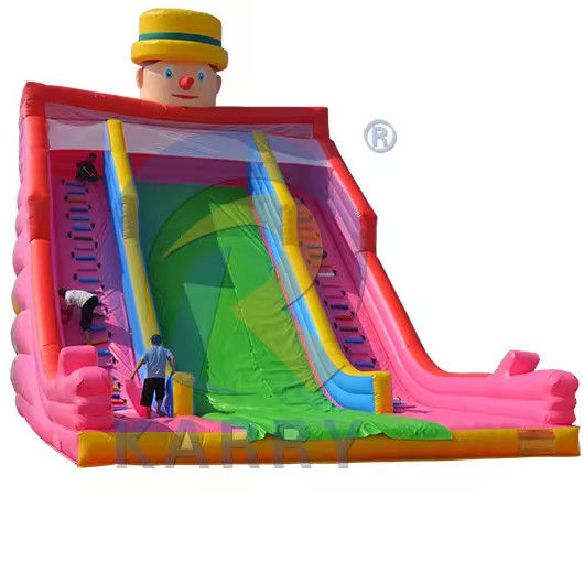 Características personalizadas Slide de água inflável para adultos com piscina Casa de salto PVC sustentável