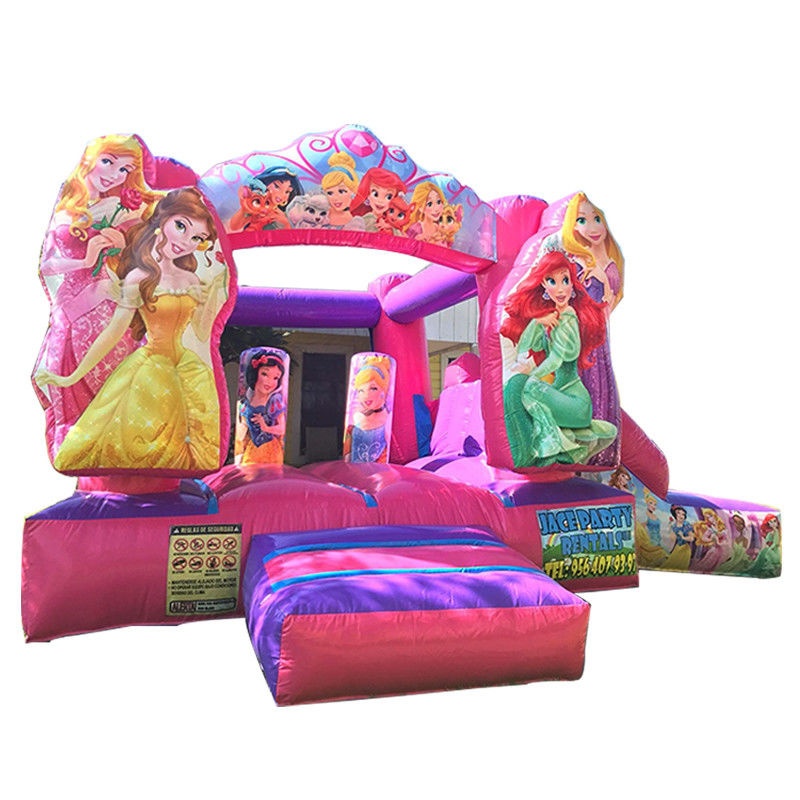 Fantasy Princess Castle Bounce House Dimensões personalizadas para aluguel comercial